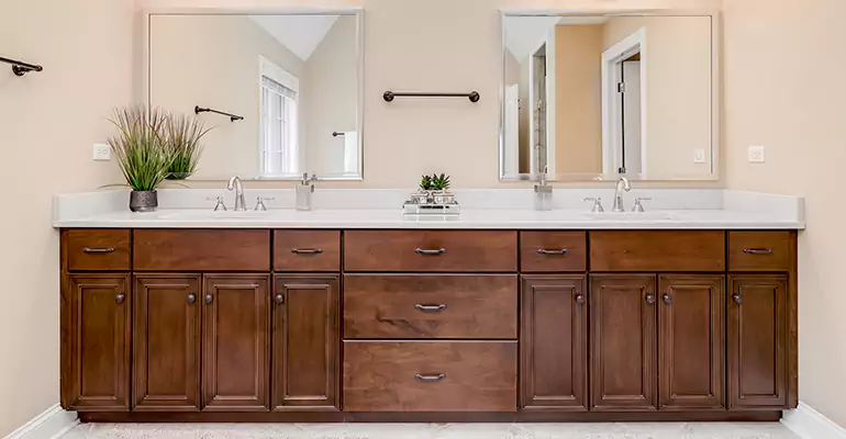 Bathroom Cabinet Renovation in Norwalk