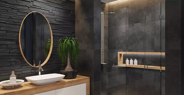 Bathroom Floor Tile Remodel in Norwalk