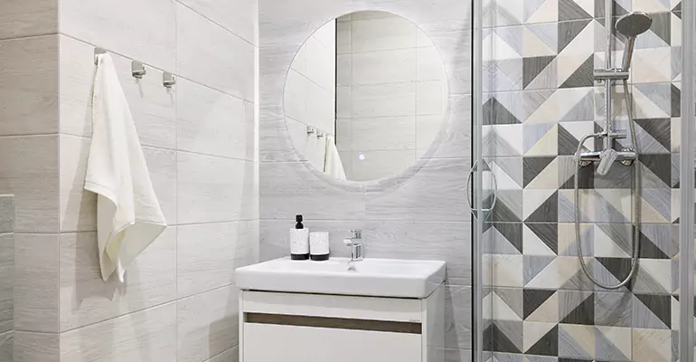 Small Master Bathroom Remodel in Norwalk