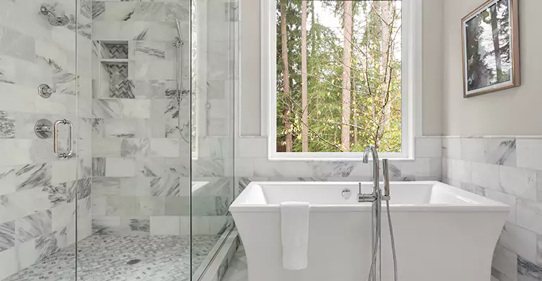 Bathtub to Tile Shower Conversion in Norwalk